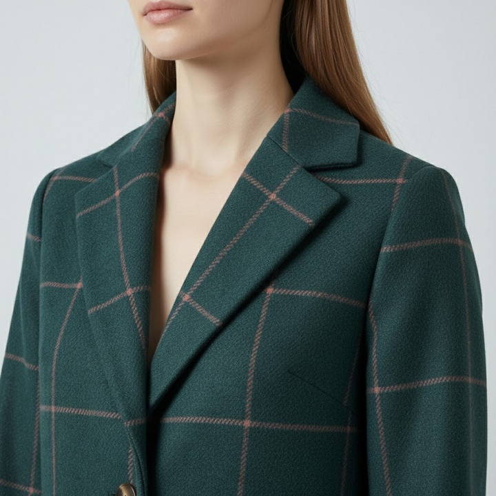 Beatrice - Palton în carouri