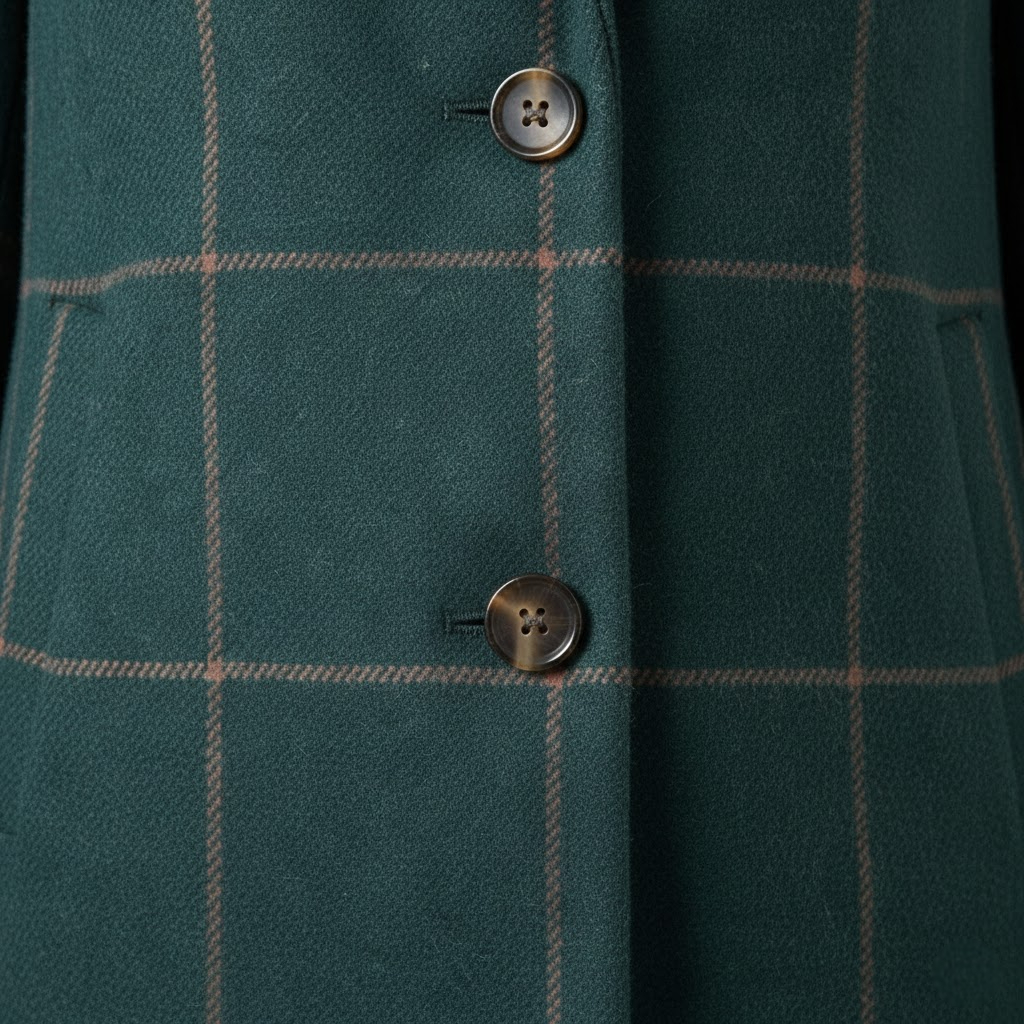 Palton premium în carouri