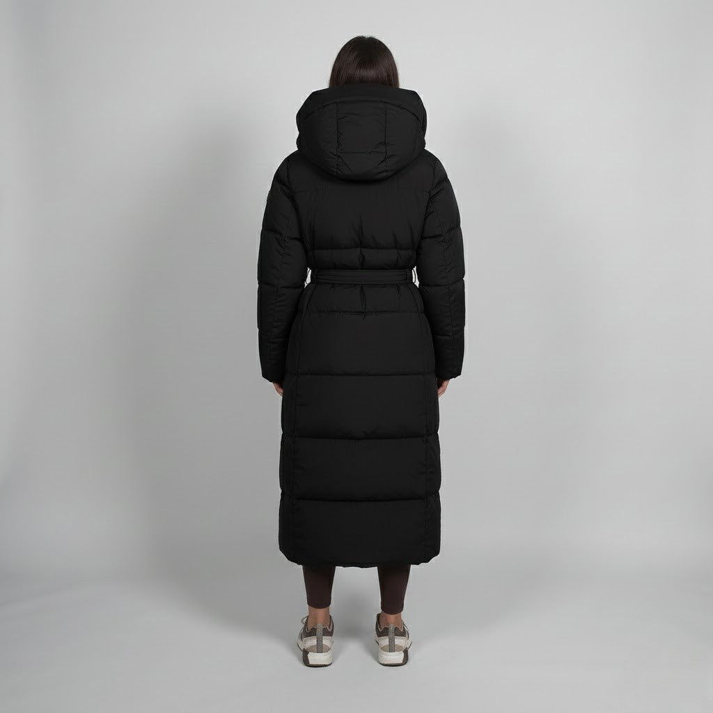 Carmen - Palton Pufos cu Curea Lungă