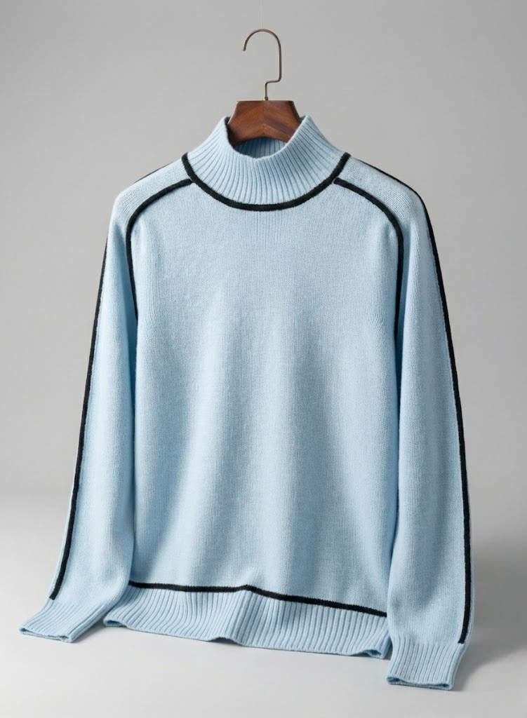 Pulover cu guler înalt