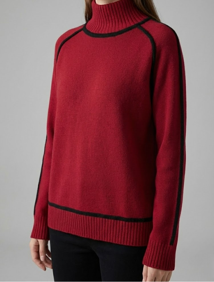 Pulover cu guler înalt