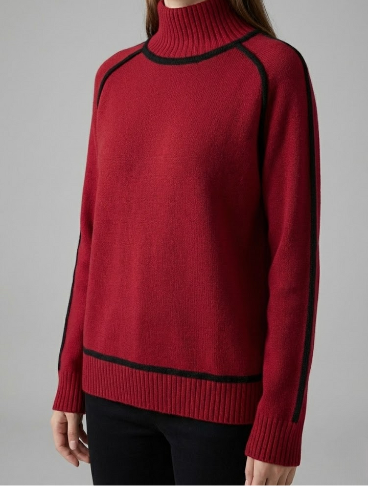 Pulover cu guler înalt