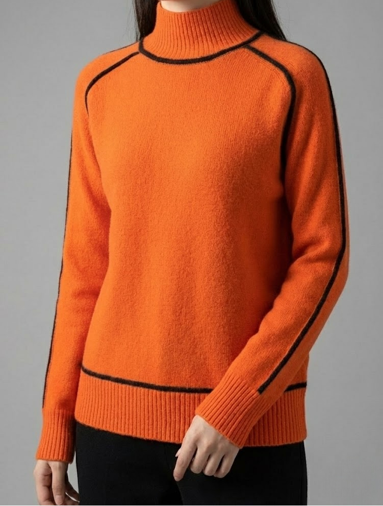 Pulover cu guler înalt