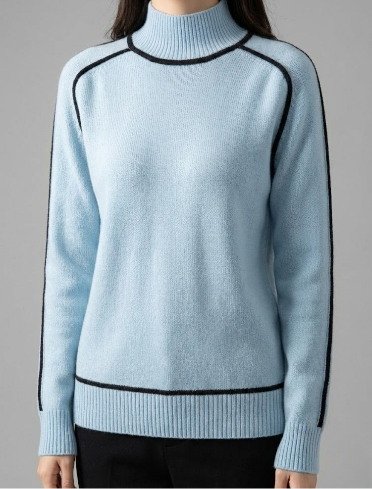 Pulover cu guler înalt