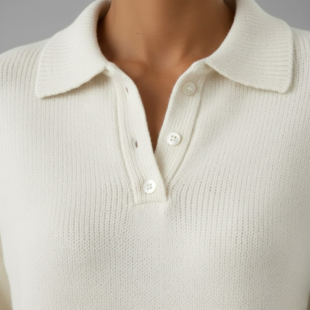 Elena - Pulover moale cu guler