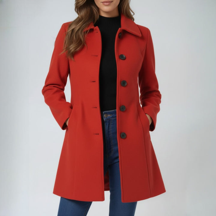 Sylvia - Palton de iarnă cu nasturi