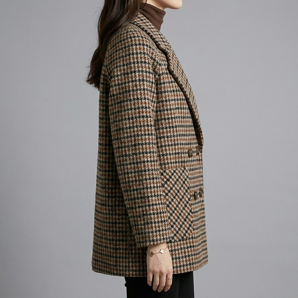 Georgeta - Jachetă cu Carouri