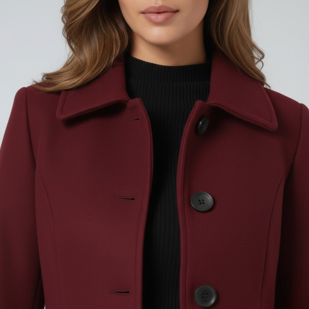 Sylvia - Palton de iarnă cu nasturi