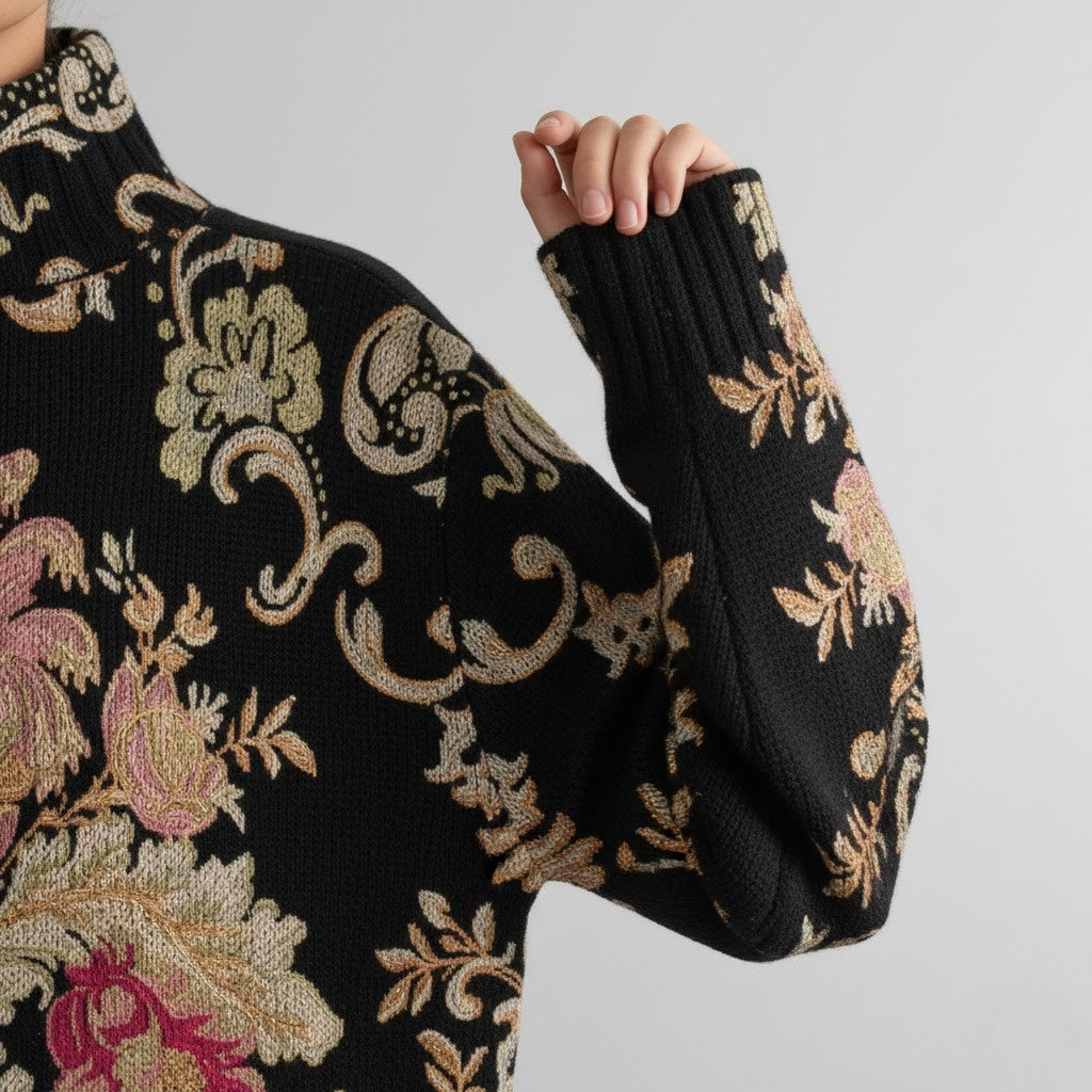 Phoebe | Pulover Floral Vintage